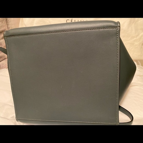 Celine Small Big Bag - Rare Blue/Grey Calfskin Pristine Condition 10/10 - Picture 11 of 14